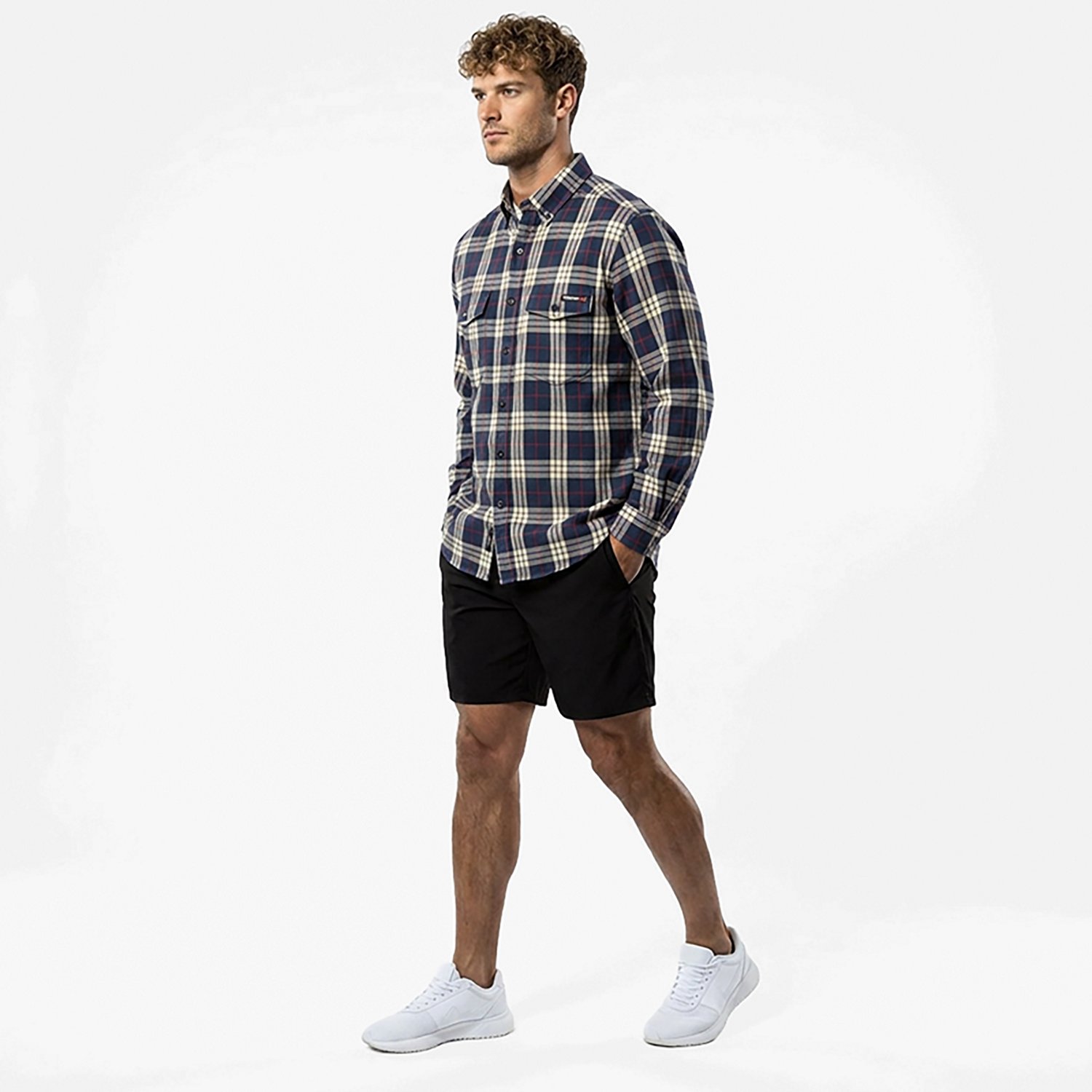 Wolverine Men's FireZerO Plaid Long Sleeve Twill Shirt - view number 3