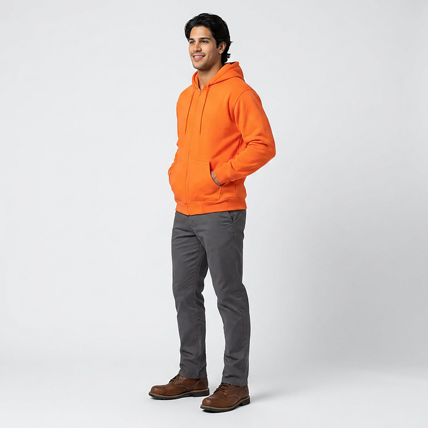 Berne Men's All-Season Thermal Lined Full-Zip Hoodie