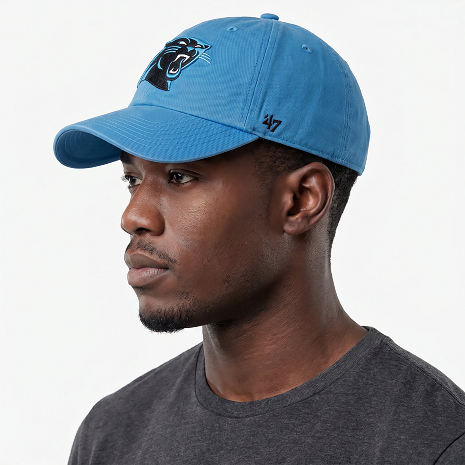 '47 Adults' Carolina Panthers Clean Up Cap - view number 3