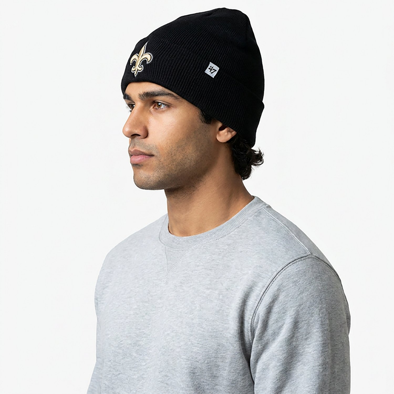 '47 Adults' New Orleans Saints Raised Cuff Knit Cap - view number 3