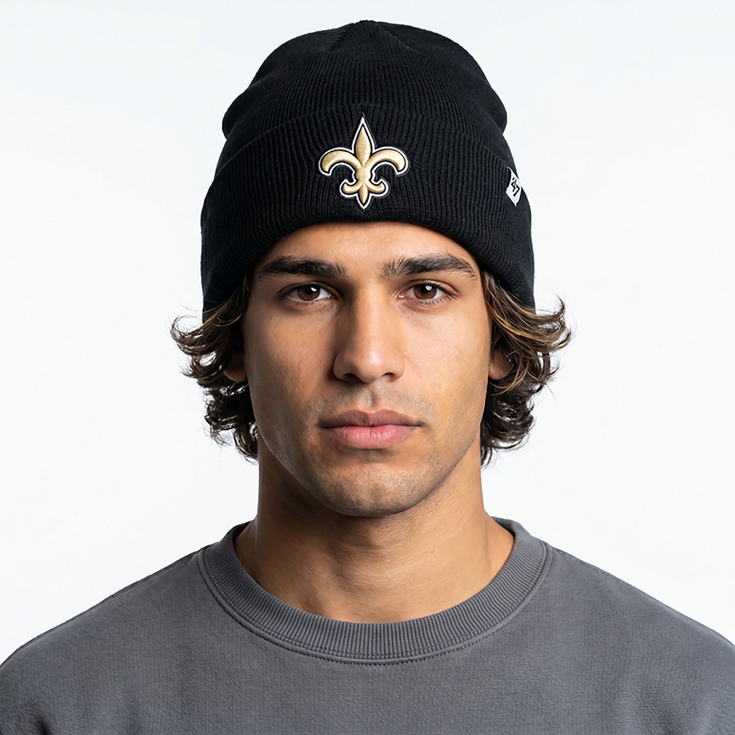 '47 Adults' New Orleans Saints Raised Cuff Knit Cap - view number 4