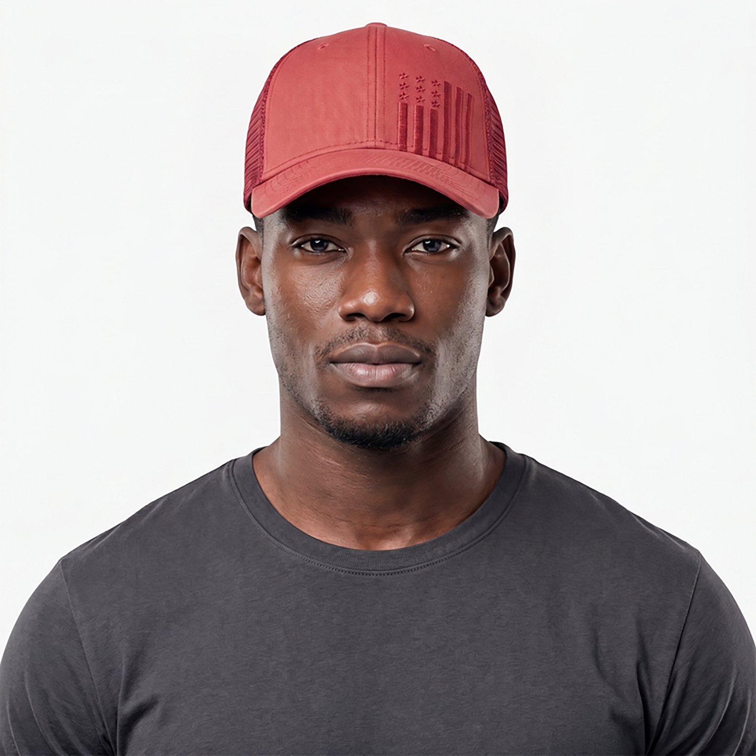 Academy Sports + Outdoors Men's Flag Trucker Hat