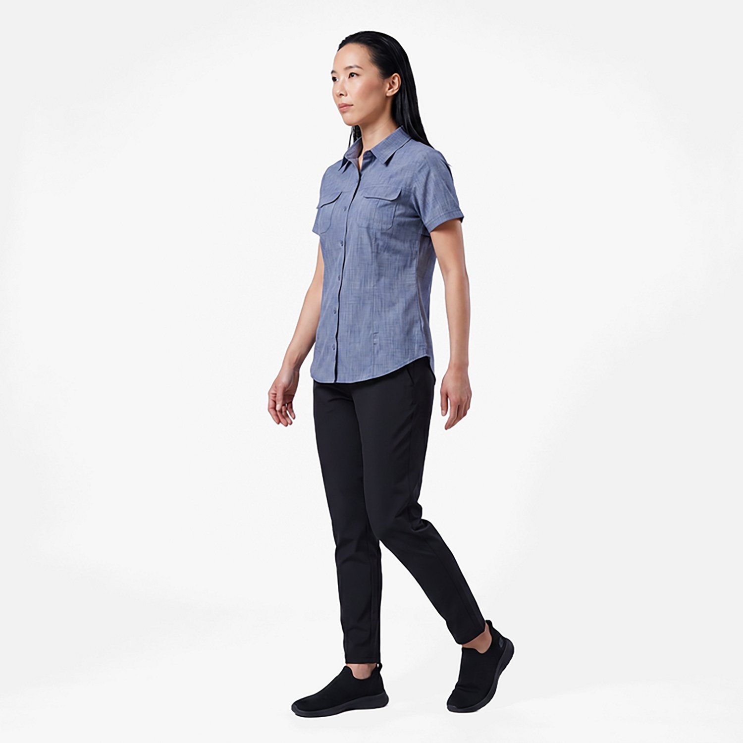 Magellan Outdoors Women's Aransas Pass Heathered Fishing Top                                                                     - view number 3