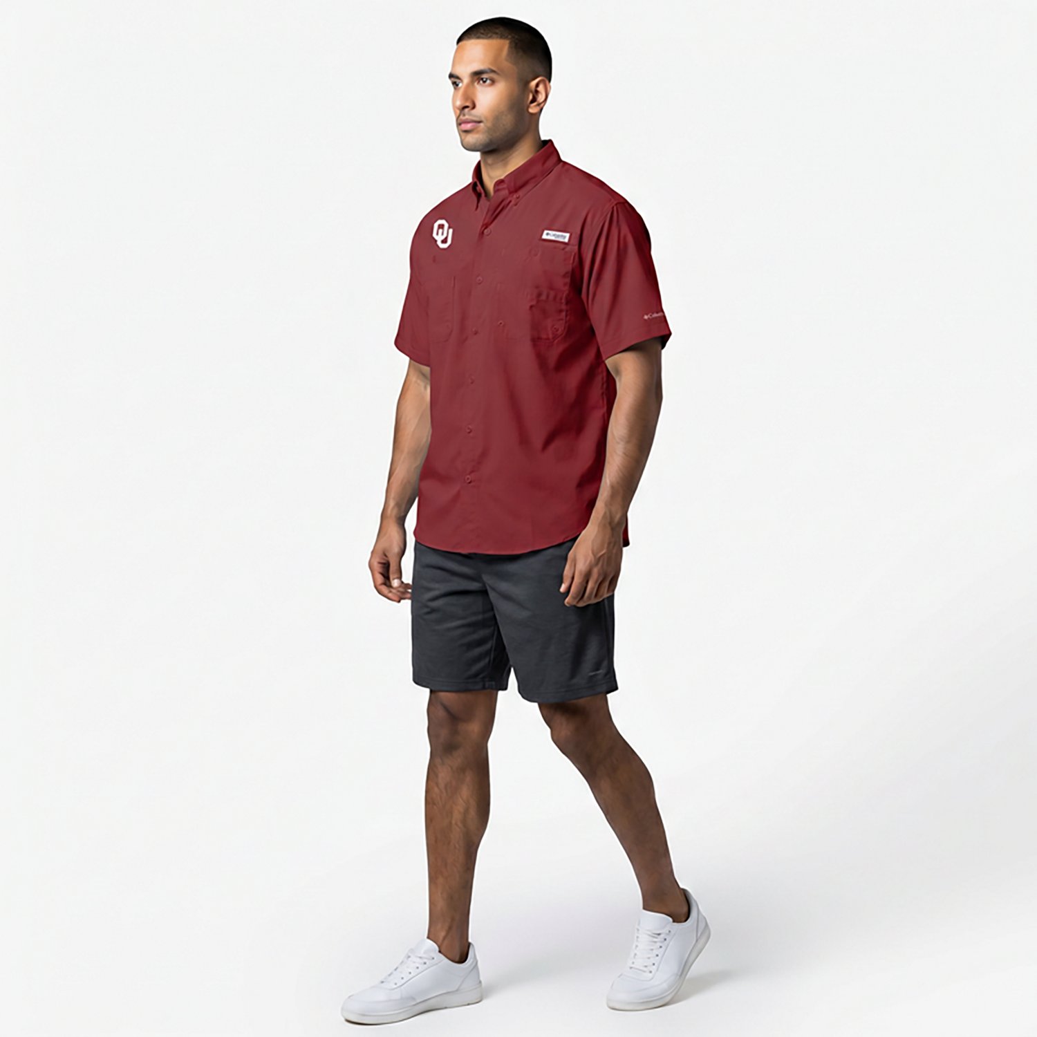 Columbia Sportswear Men's University of Oklahoma Tamiami Shirt - view number 3