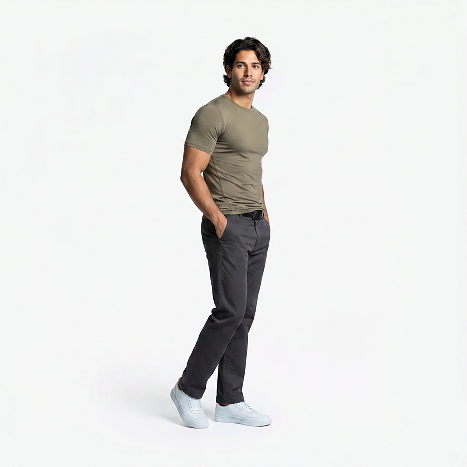 Under Armour Men's Tactical HeatGear Compression T-shirt                                                                         - view number 3