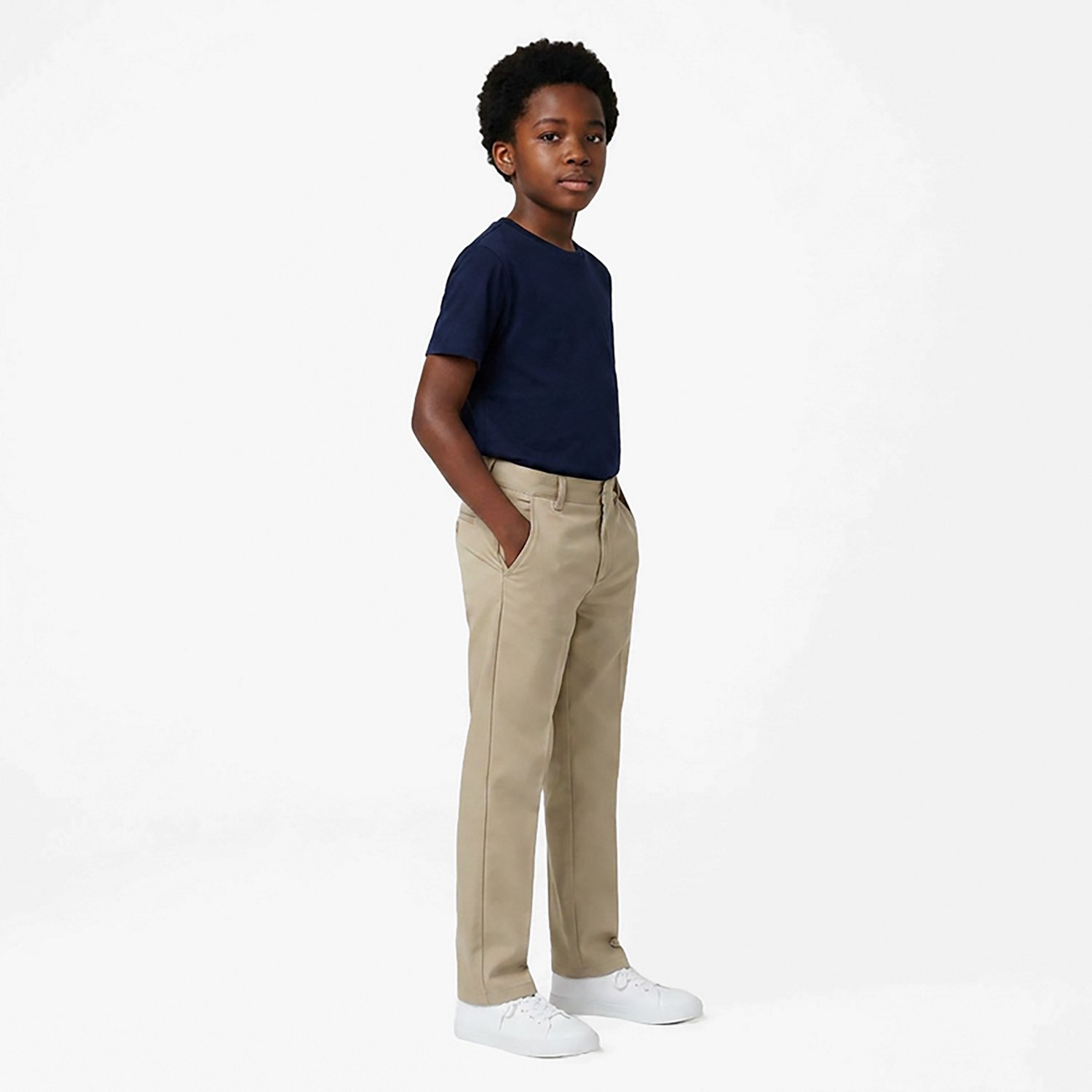 French Toast Extended Sizing Boys' Adjustable Waist Double Knee Pants