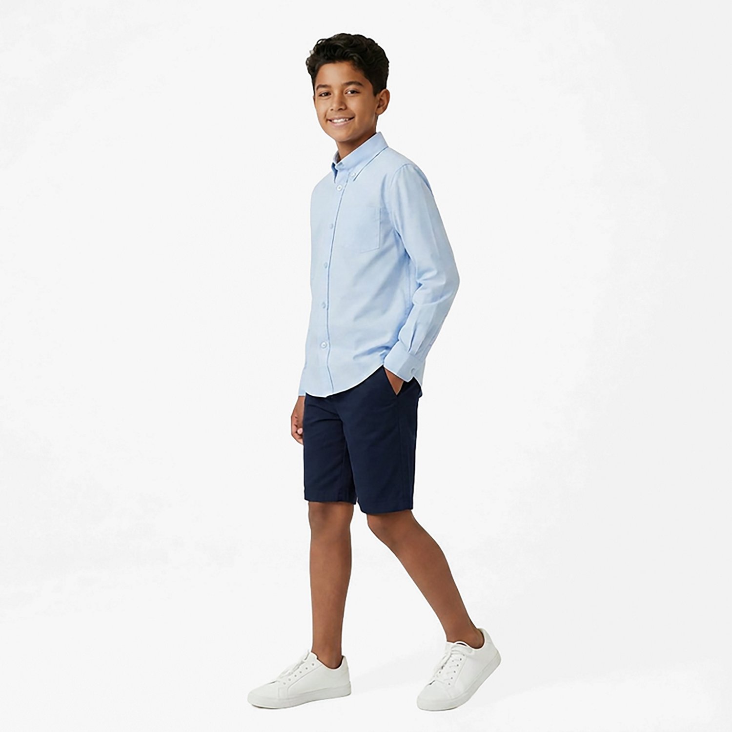 French Toast Boys' Long Sleeve Oxford Shirt - view number 3