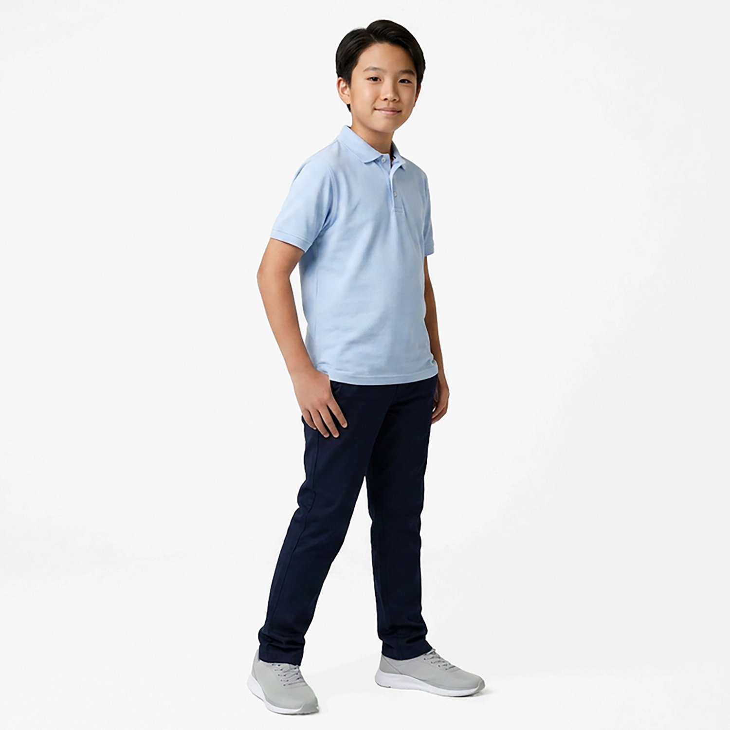 French Toast Boys' Short Sleeve Pique Polo Shirt - view number 3