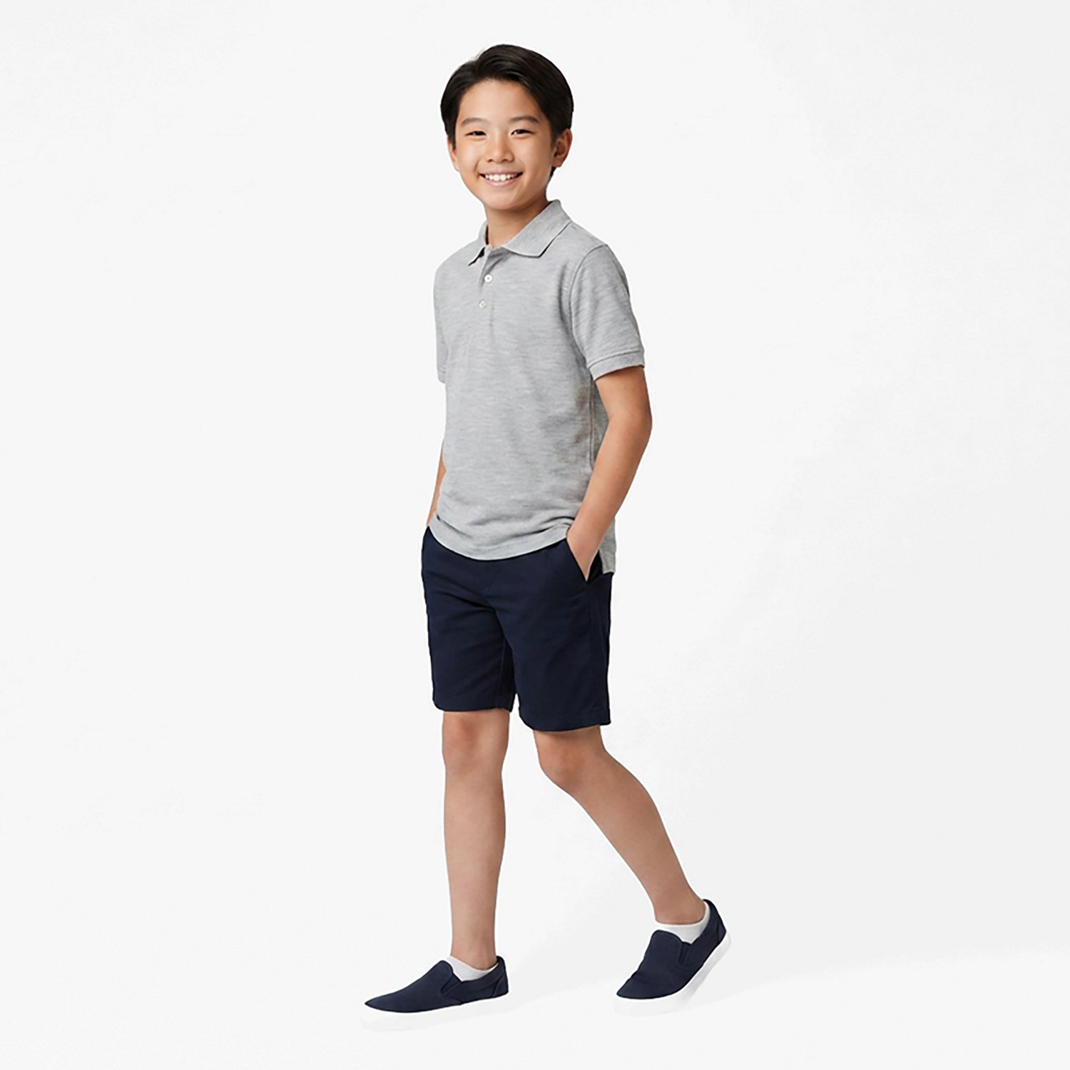 French Toast Boys' Short Sleeve Pique Polo Shirt - view number 2