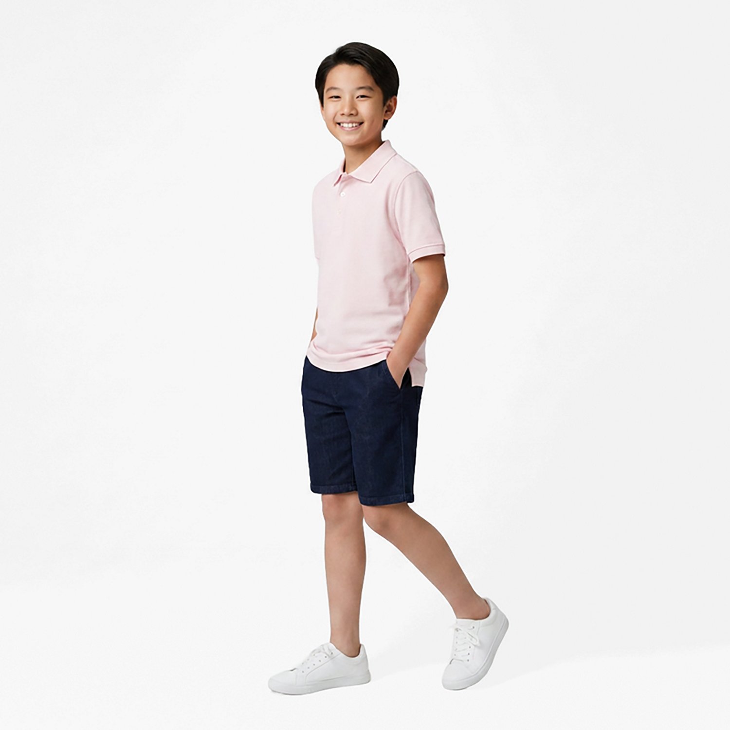French Toast Boys' Short Sleeve Pique Polo Shirt - view number 3
