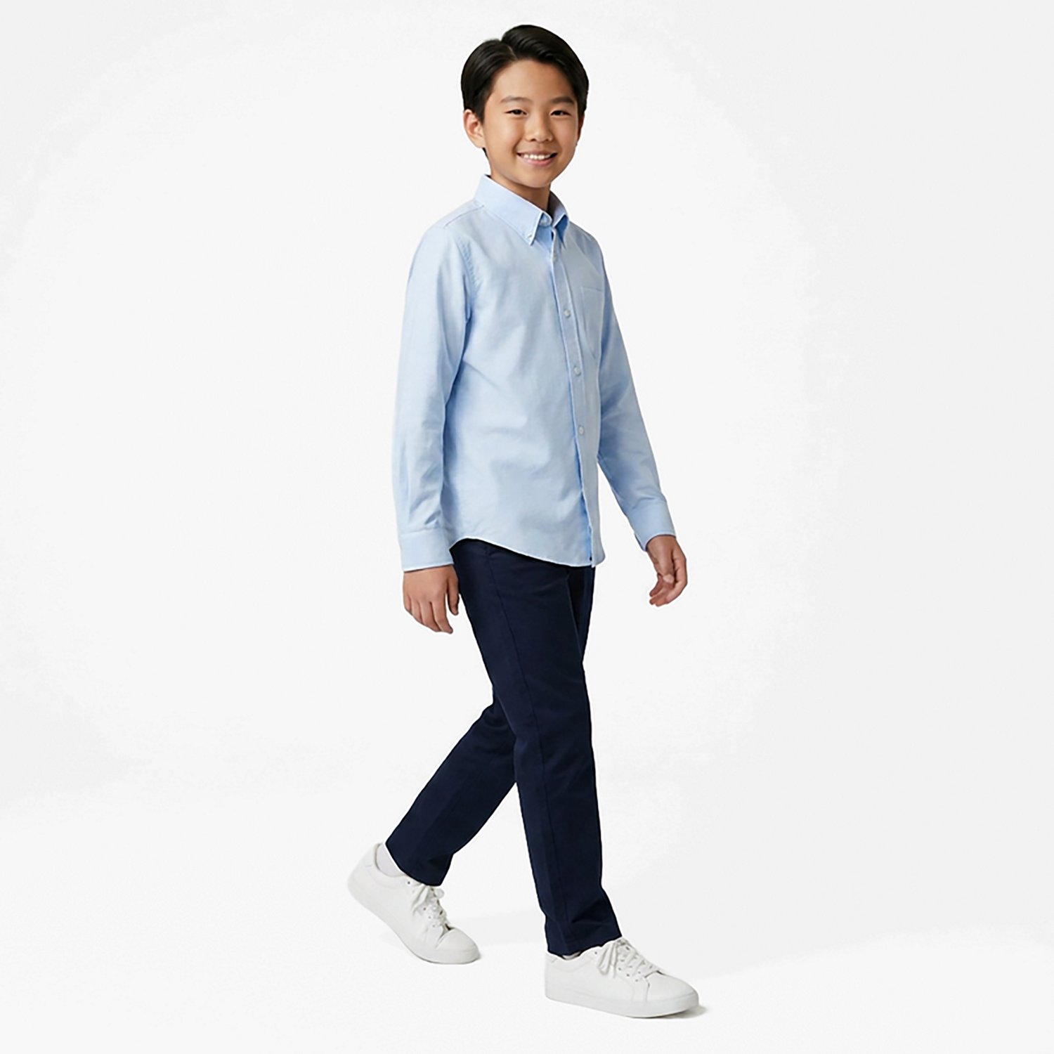 French Toast Boys' Long Sleeve Oxford Shirt - view number 2