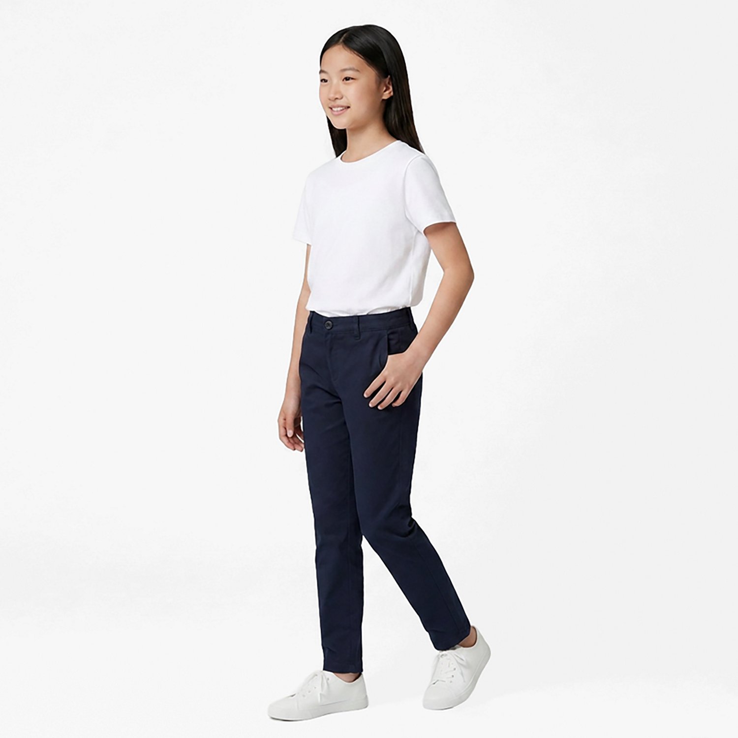 French Toast Girls' Skinny Stretch Twill Pant - view number 3
