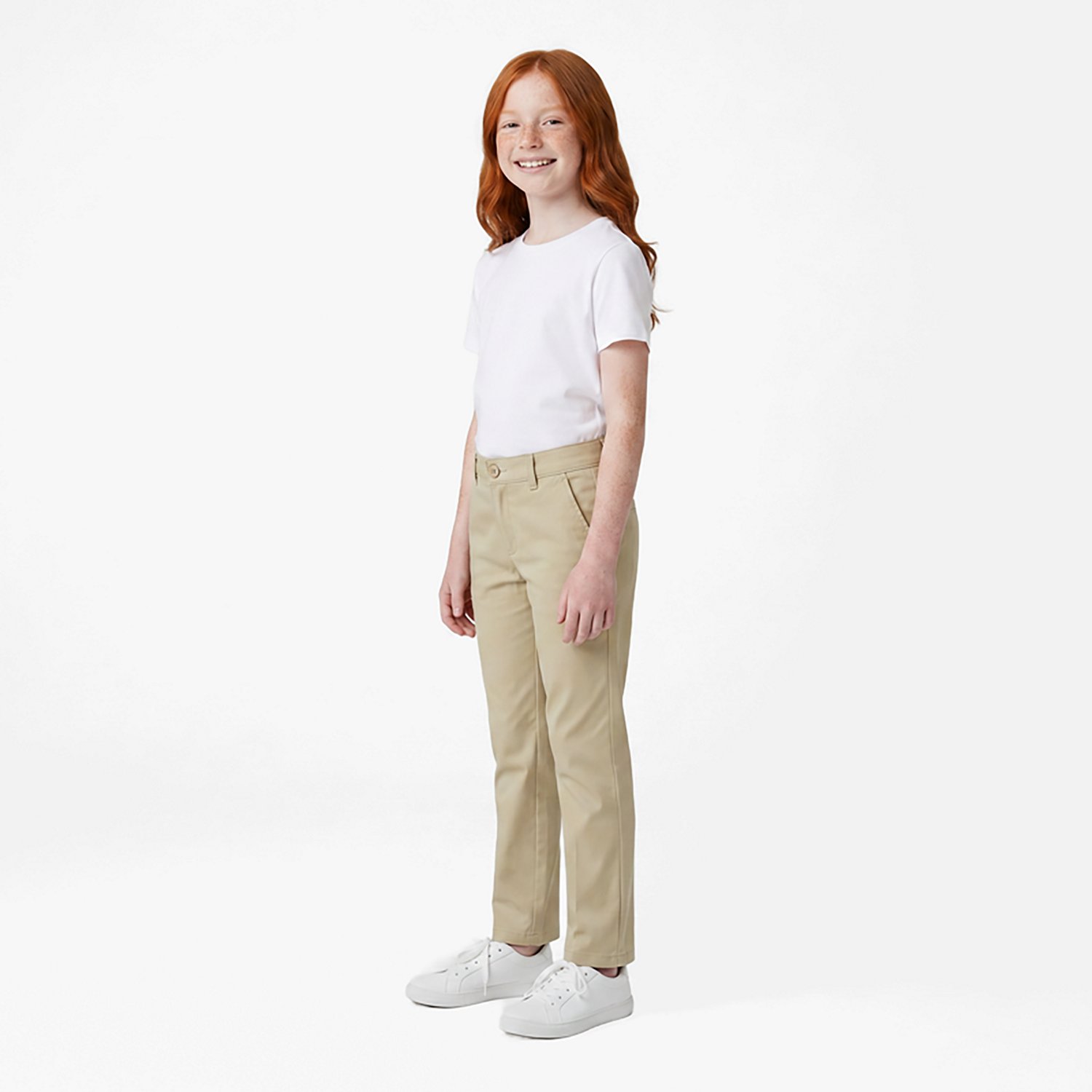French Toast Girls' Straight Leg Twill Pant - view number 3