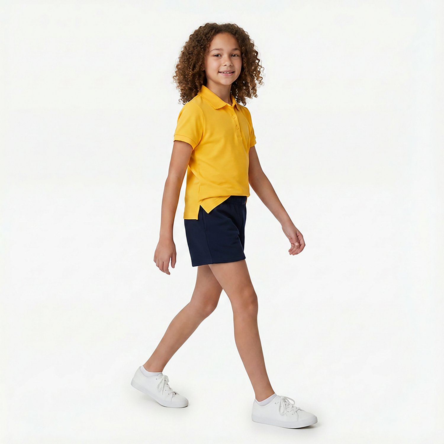 French Toast Girls' Polo Shirt with Picot Collar - view number 3