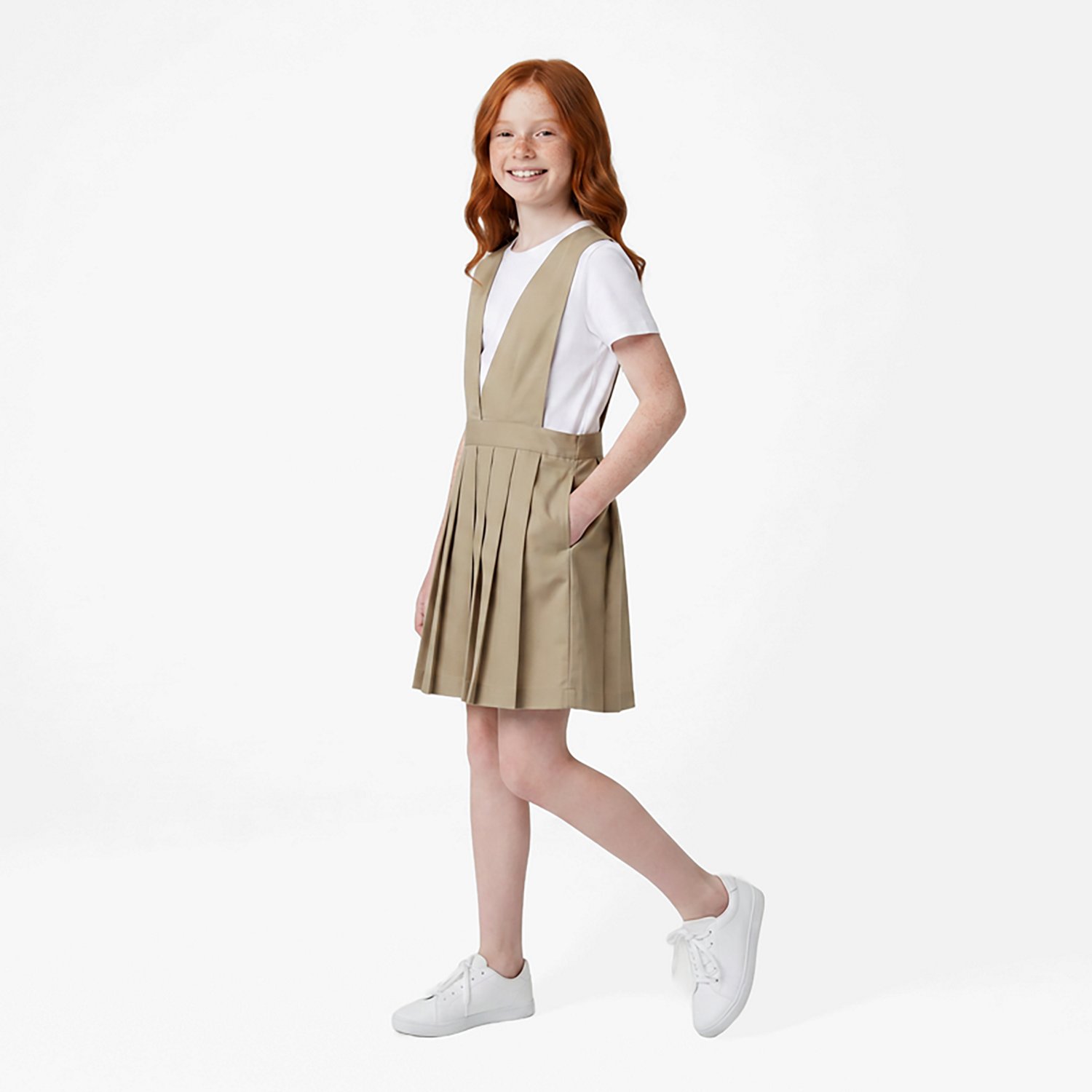 French Toast Girls' V-neck Pleated Jumper - view number 2