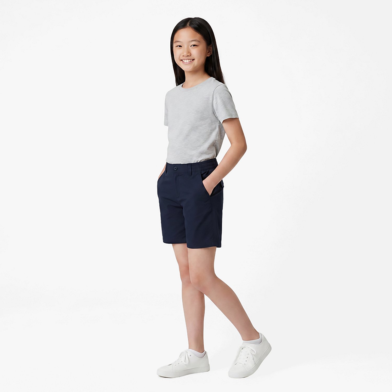 French Toast Girls' Extended Sizing Pull-On Short - view number 3