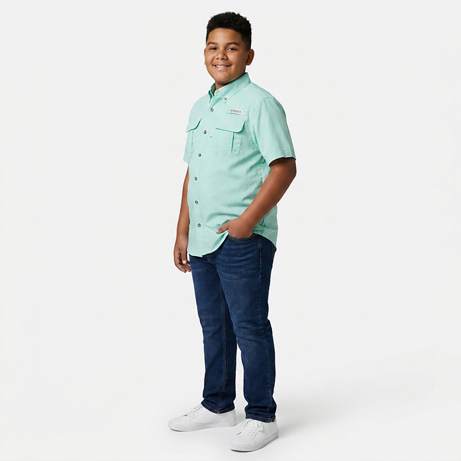 Magellan Outdoors Boys' Laguna Madre Button Down Shirt