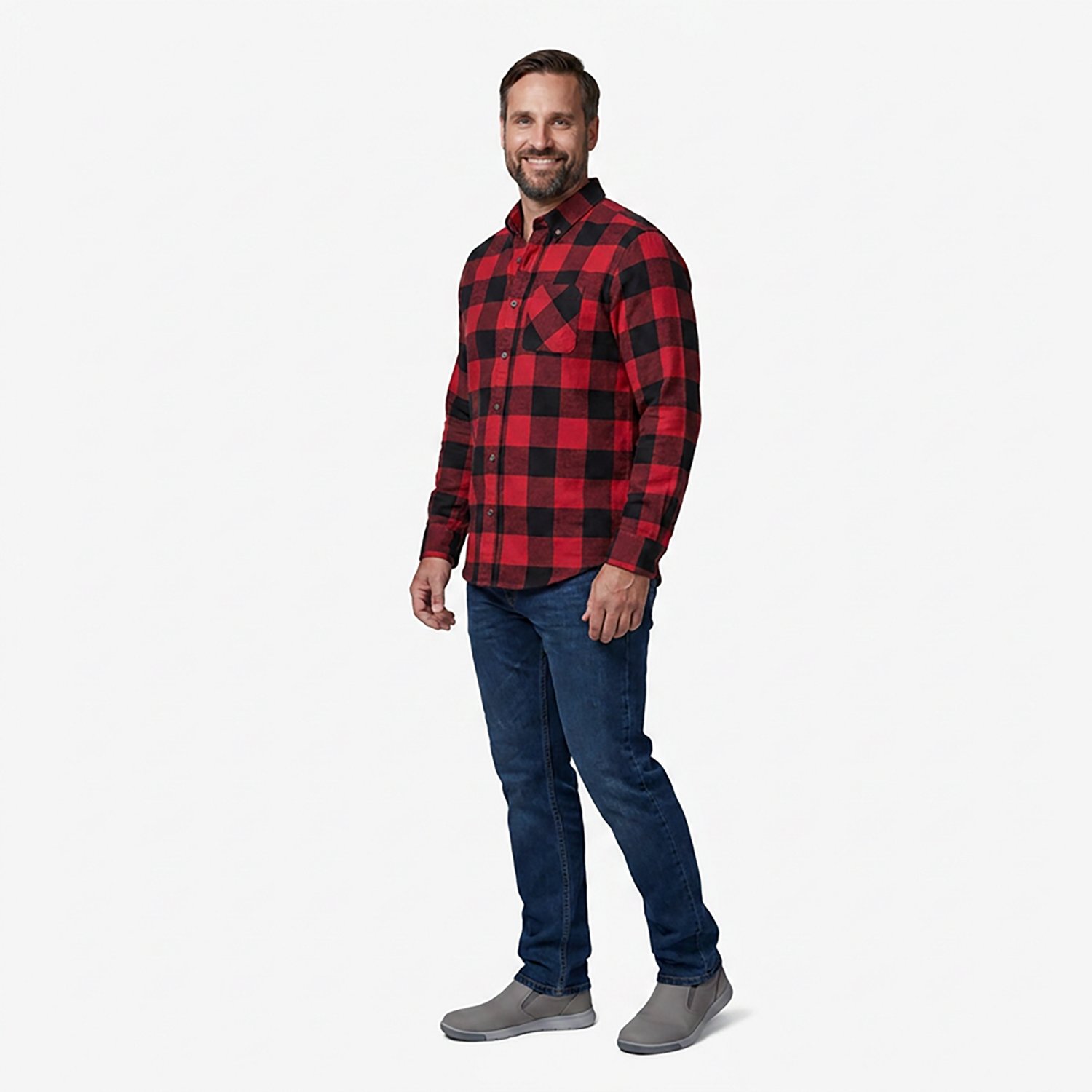 Magellan Outdoors Canyon Creek Long Sleeve Flannel Shirt