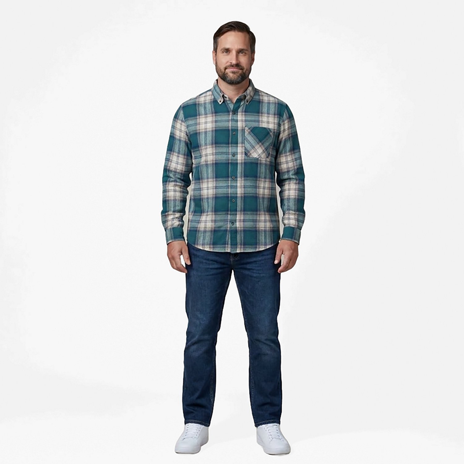 Magellan Outdoors Canyon Creek Long Sleeve Flannel Shirt