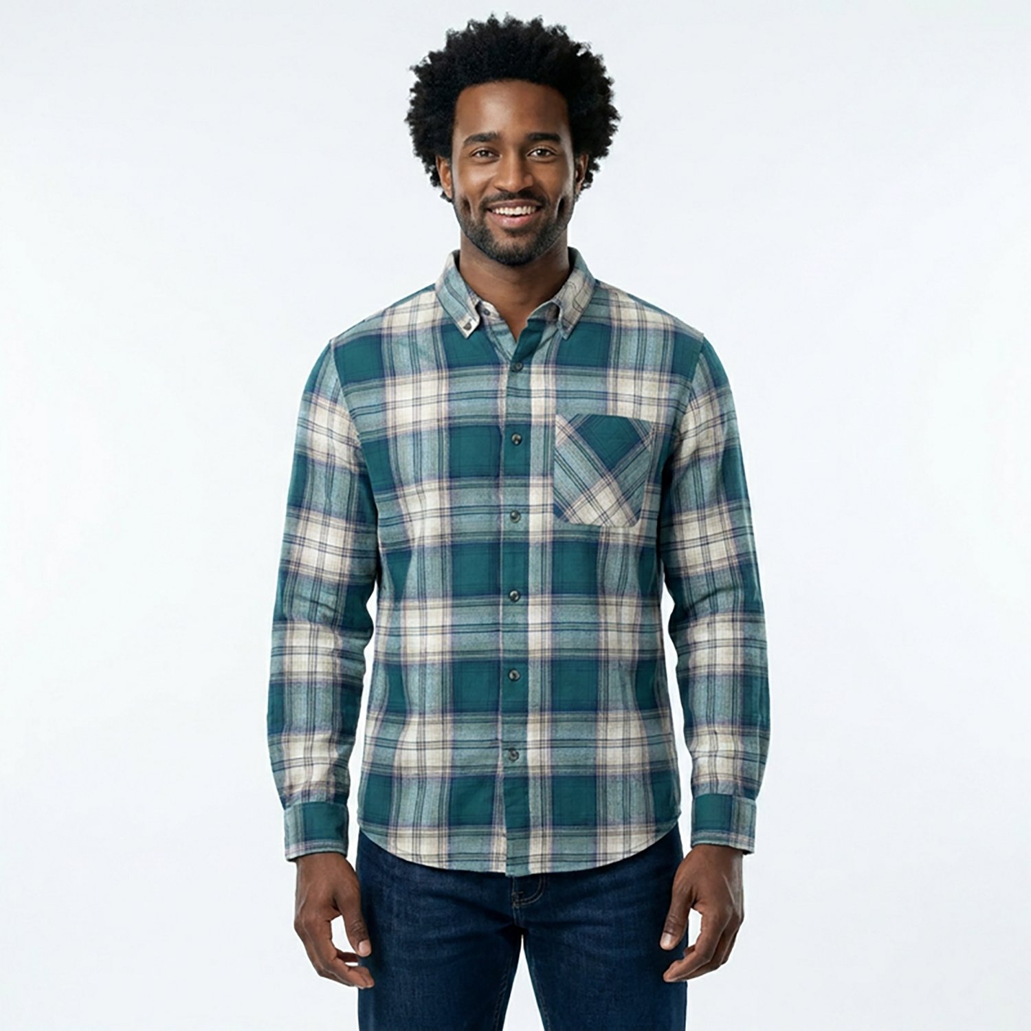 Magellan Outdoors Canyon Creek Long Sleeve Flannel Shirt                                                                         - view number 2