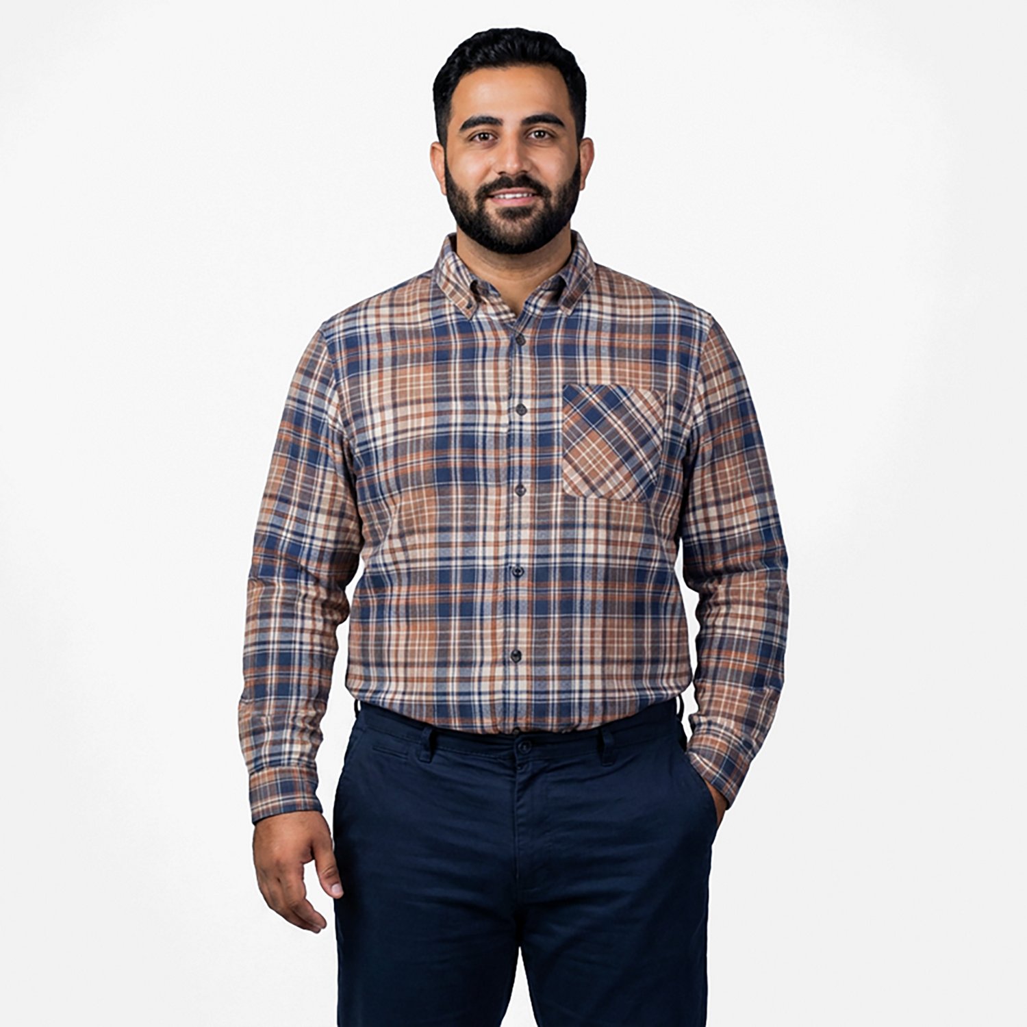 Magellan Outdoors Canyon Creek Long Sleeve Flannel Shirt                                                                         - view number 2