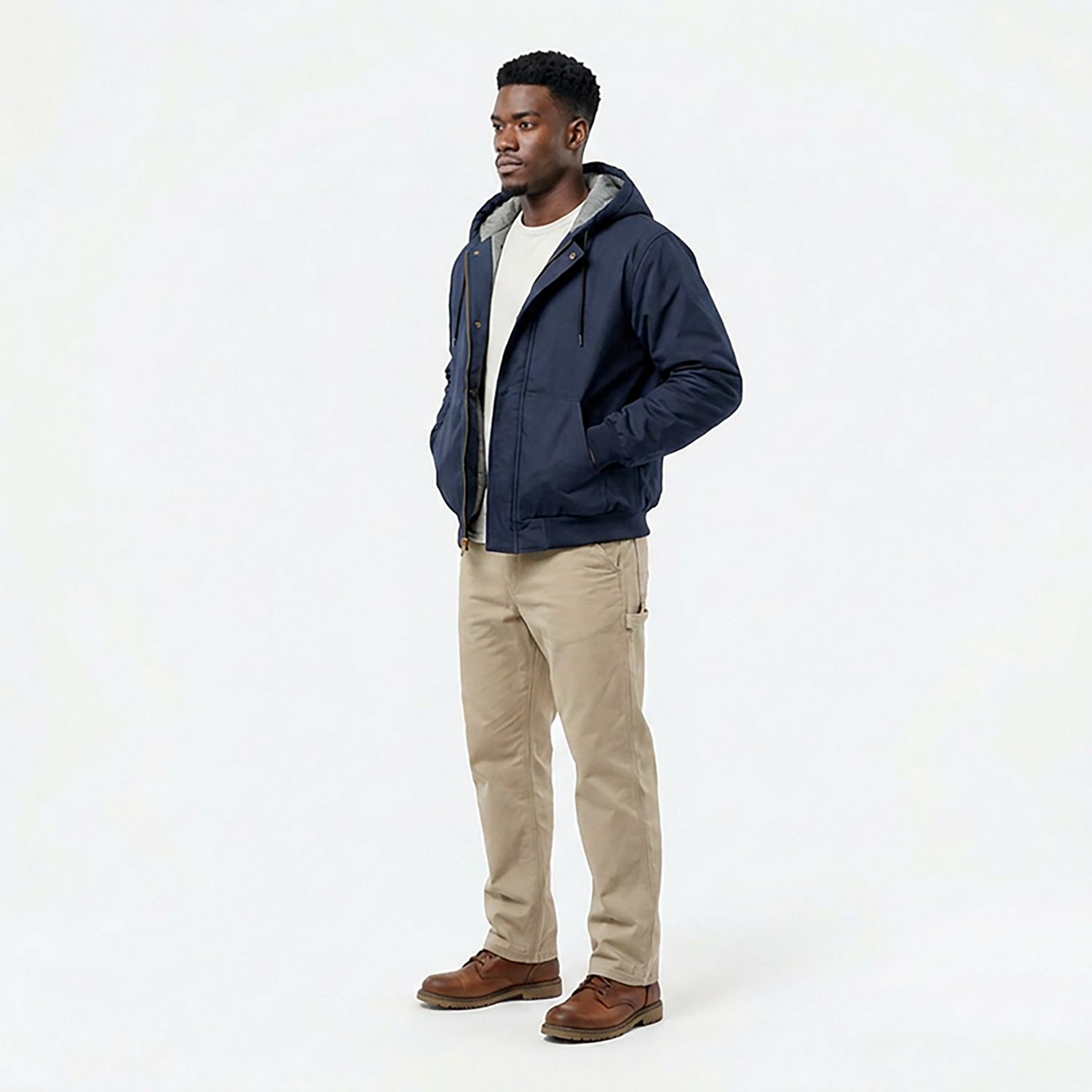 Berne Men's Flame Resistant Hooded Jacket - view number 3