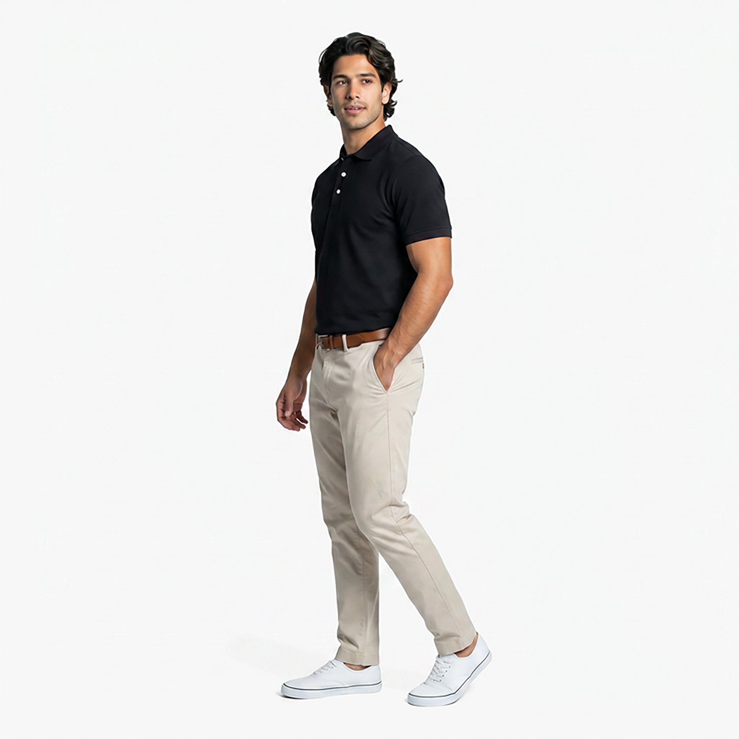 French Toast @School Men's Pique Polo Shirt                                                                                      - view number 3