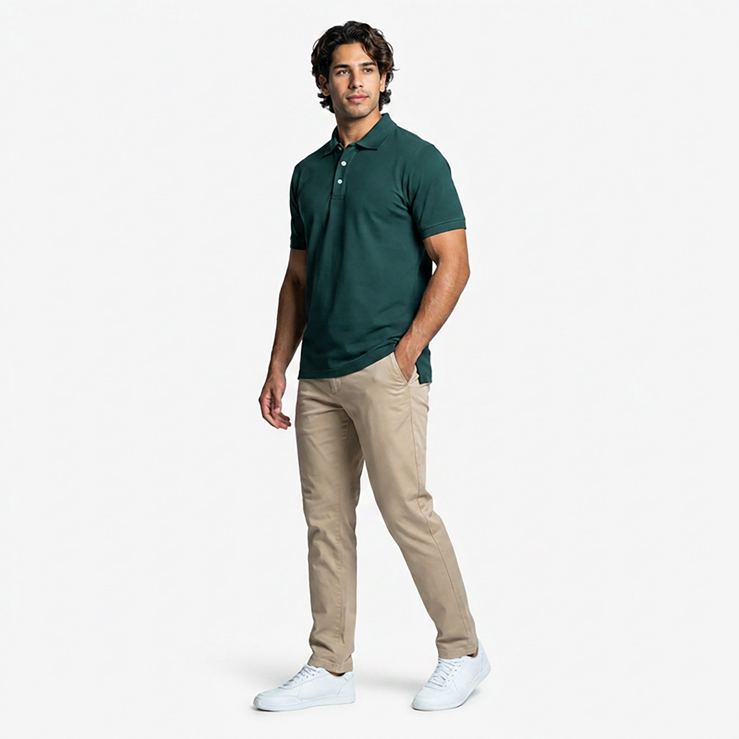 French Toast @School Men's Pique Polo Shirt                                                                                      - view number 3
