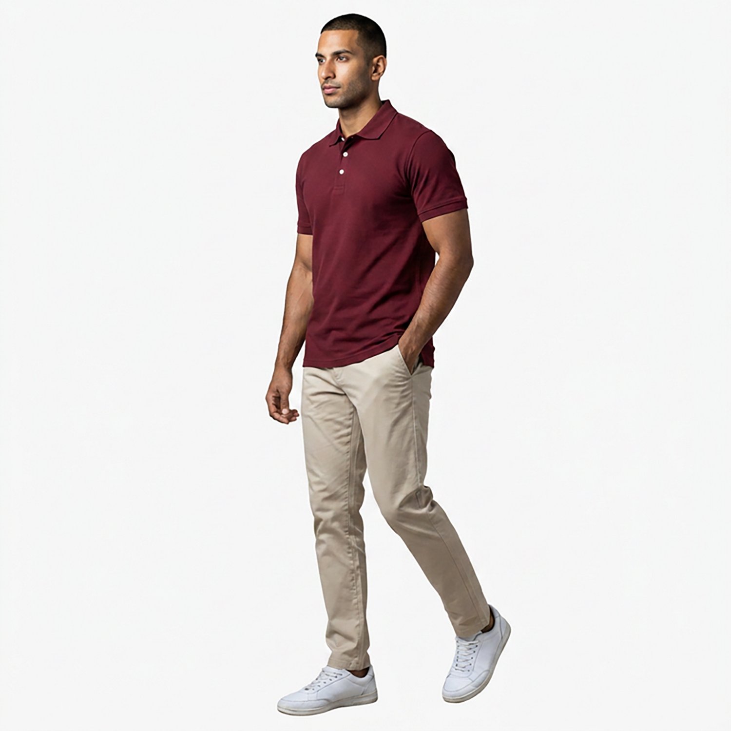 French Toast @School Men's Pique Polo Shirt                                                                                      - view number 3