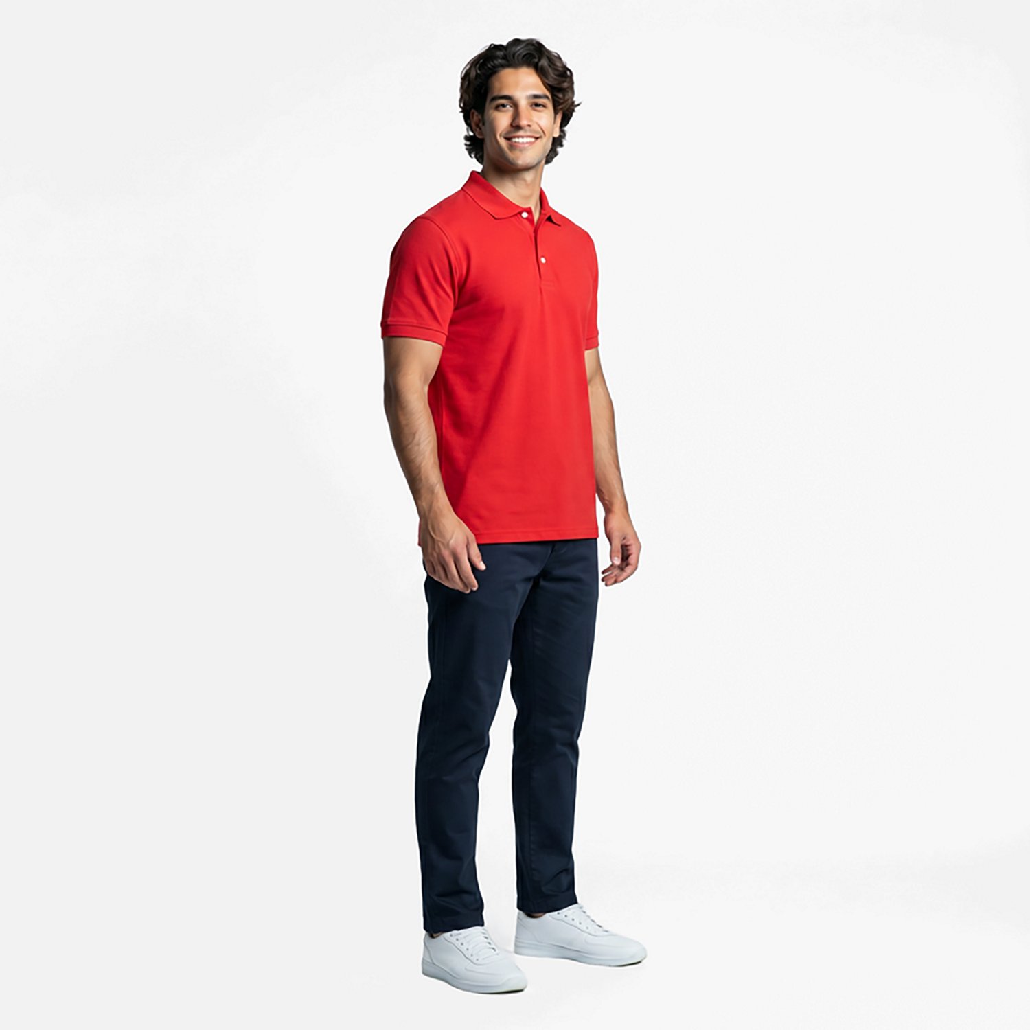French Toast @School Men's Pique Polo Shirt                                                                                      - view number 3