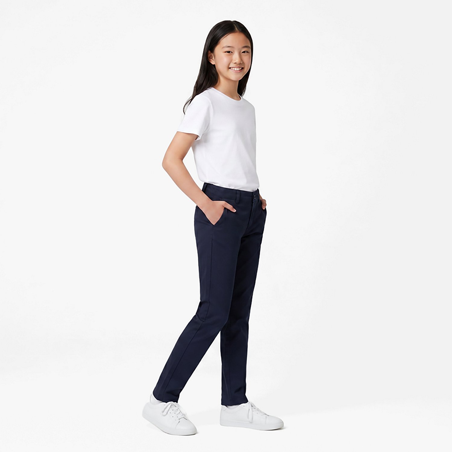 French Toast Girls' Adjustable Stretch Skinny Pants - view number 3