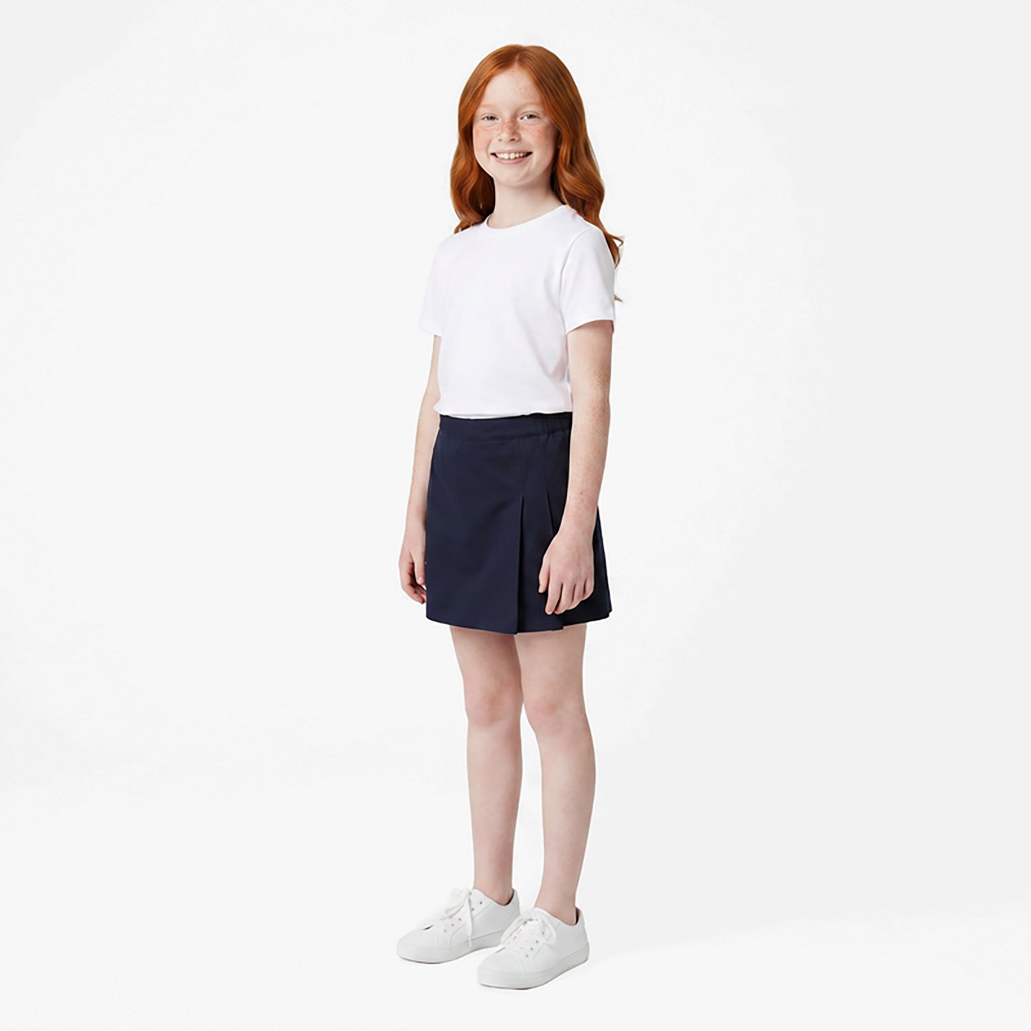 French Toast @School Girls' Side Pleat School Skort                                                                              - view number 2
