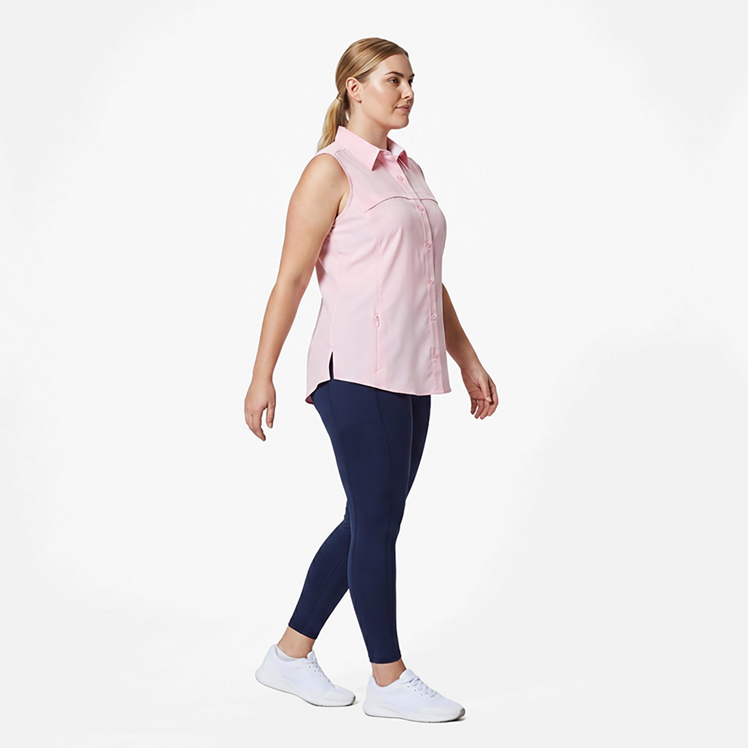 Magellan Outdoors Women's Overcast Sleeveless Fishing Shirt                                                                      - view number 2