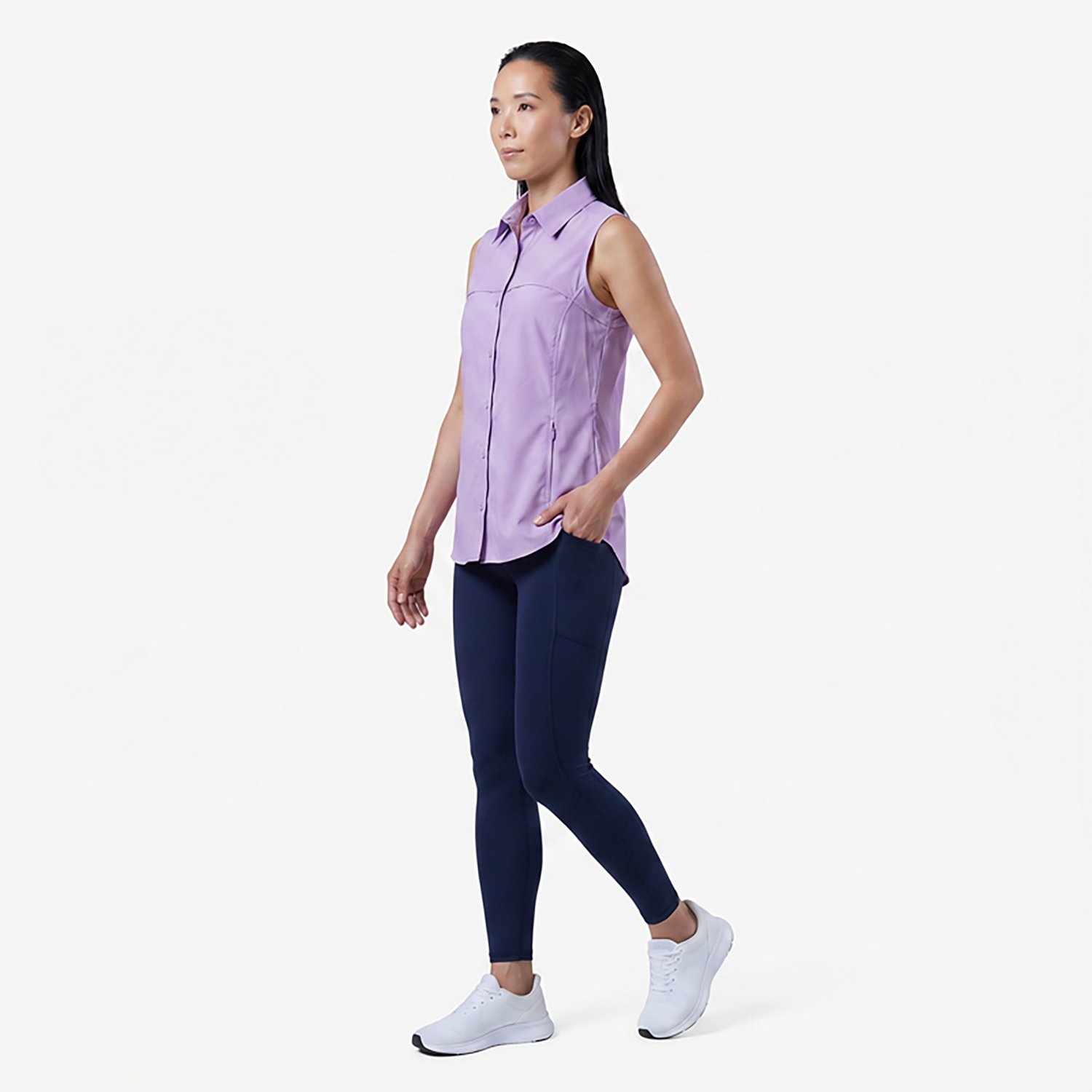 Magellan Outdoors Women's Overcast Sleeveless Fishing Shirt