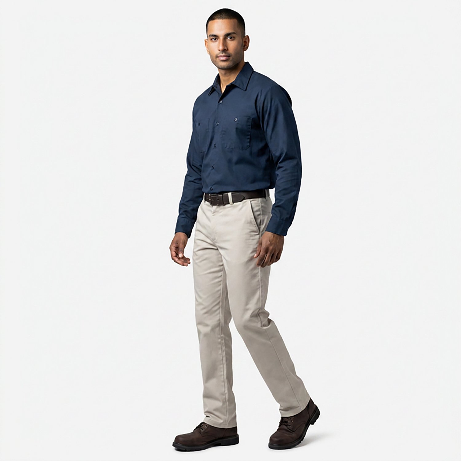 Red Kap Men's Long Sleeve Industrial Work Shirt - view number 3