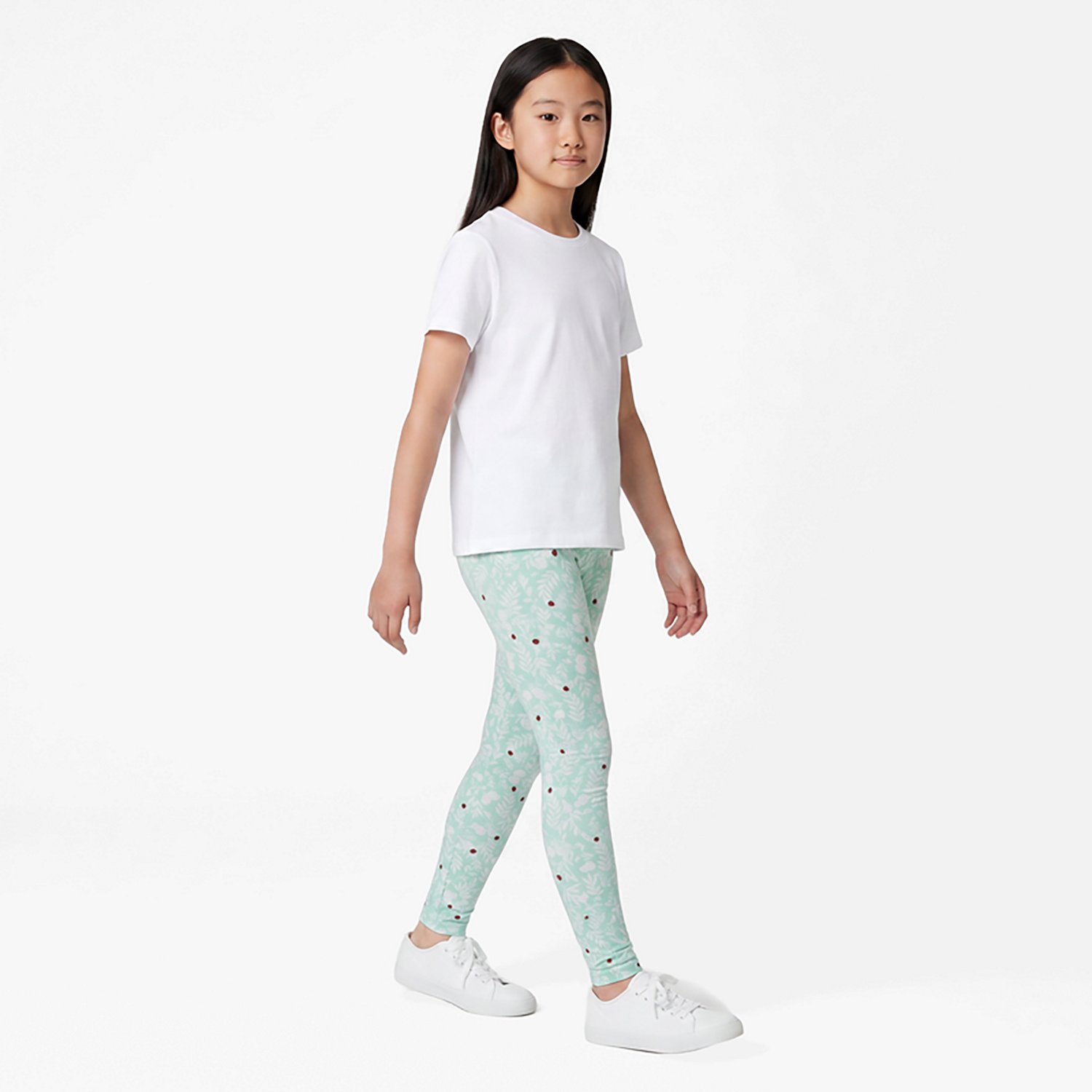 BCG Girls' Athletic Printed Cotton Leggings - view number 2