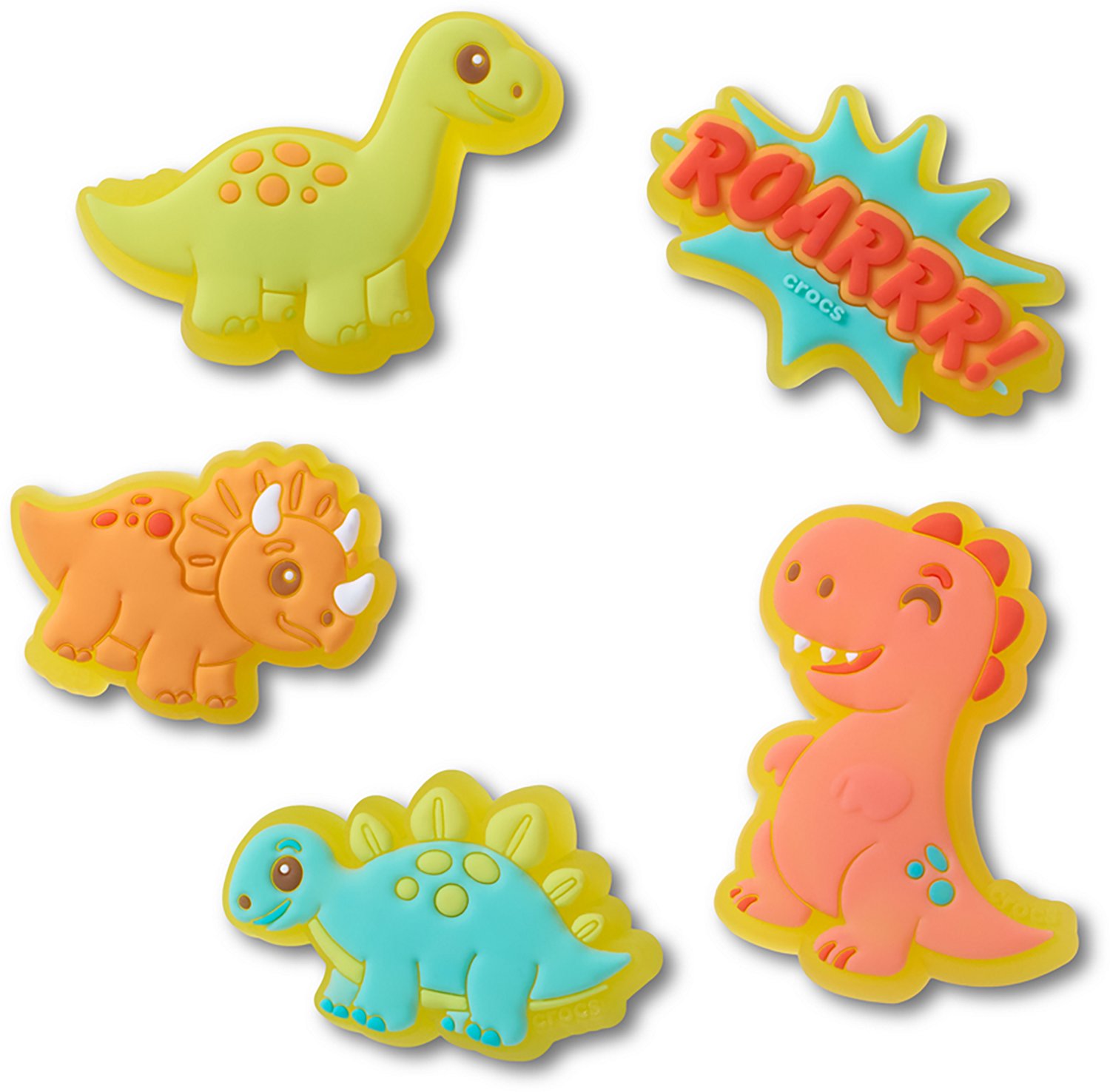 Crocs™ Lights Up Little Dinos Jibbitz™ Charms 5 Pack