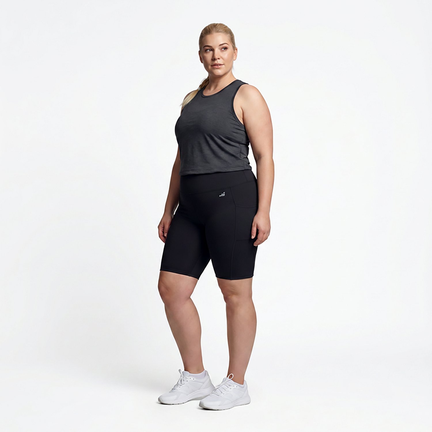 BCG Women's Tummy Control Plus Size Bike Shorts - view number 3