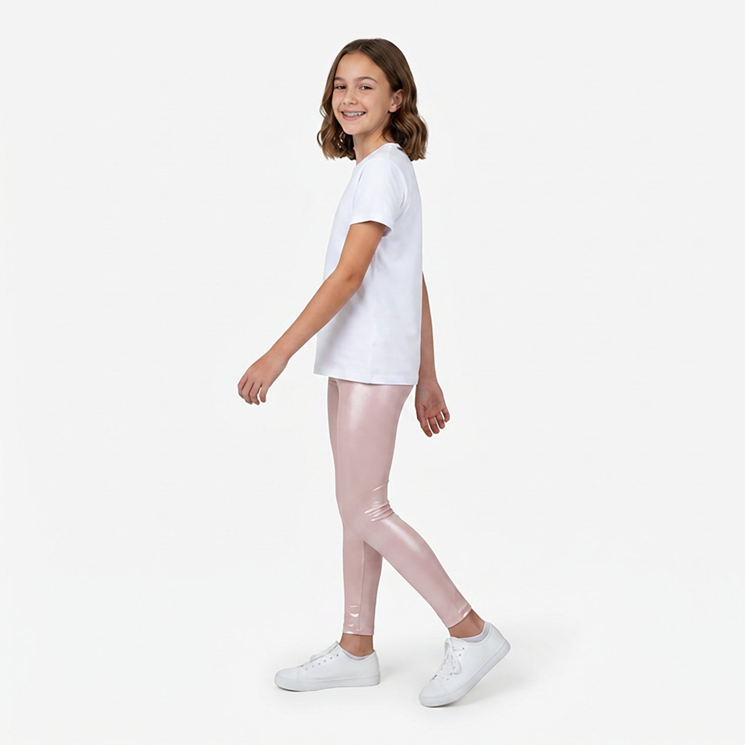 BCG Girls' Athletic Solid Cotton Leggings - view number 3