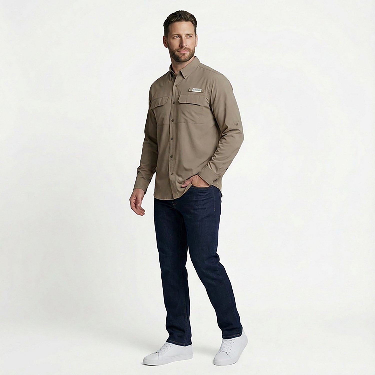 Magellan Outdoors Men's Barton Creek Outdoor Long Sleeve Shirt - view number 3