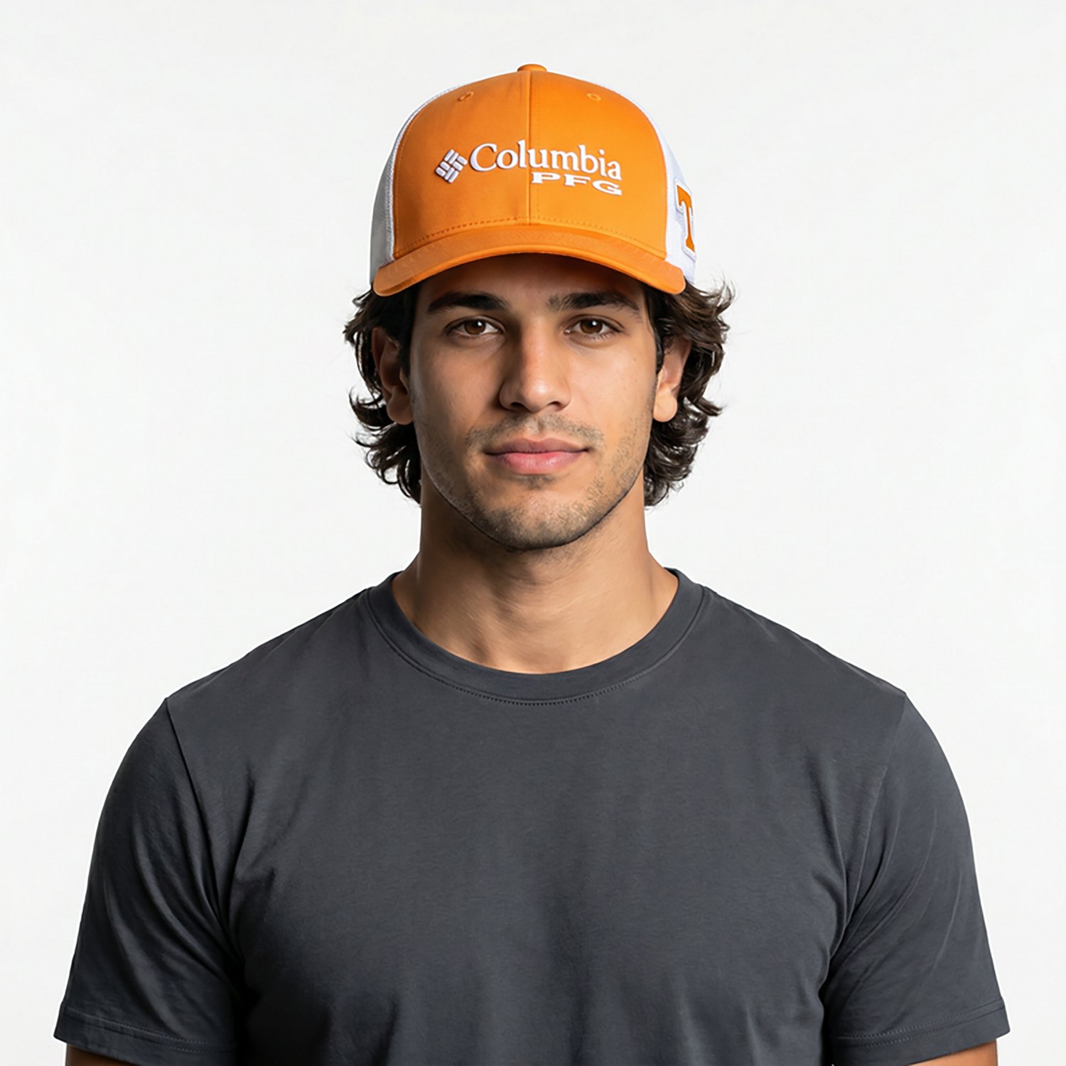 Columbia Sportswear Men's University of Tennessee PFG Mesh Ball Cap