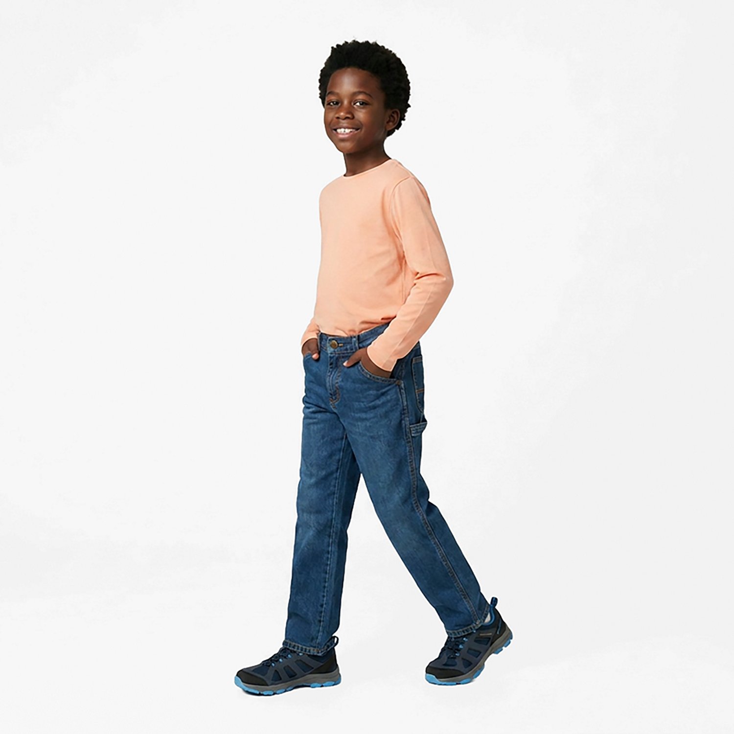 Carhartt Boys' 4-7 Dungaree Denim Jeans - view number 3