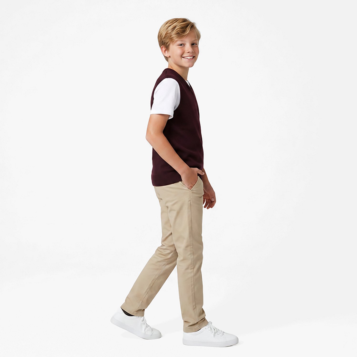 French Toast Boys' V-neck Sweater Vest - view number 3