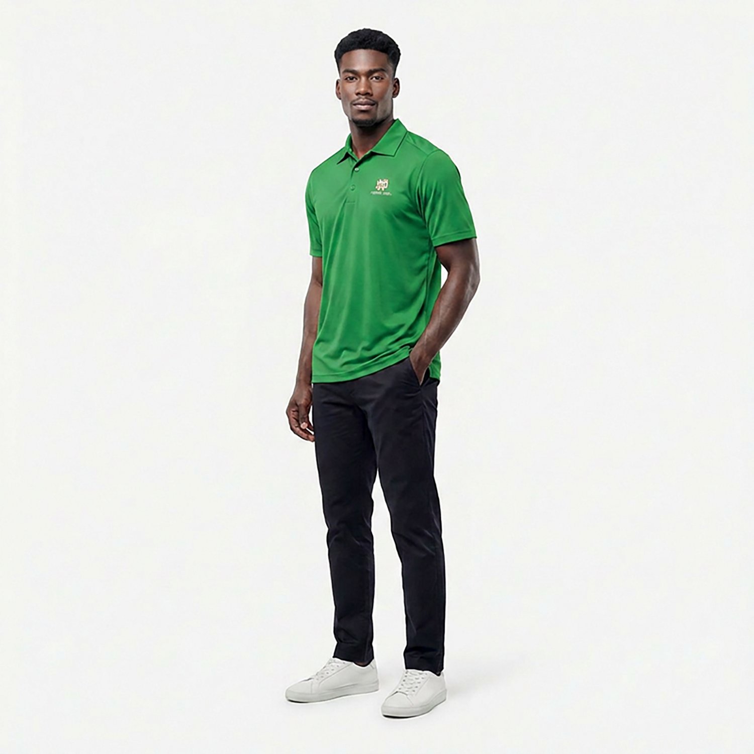 Antigua Men's University of Notre Dame Tribute Polo Shirt - view number 3