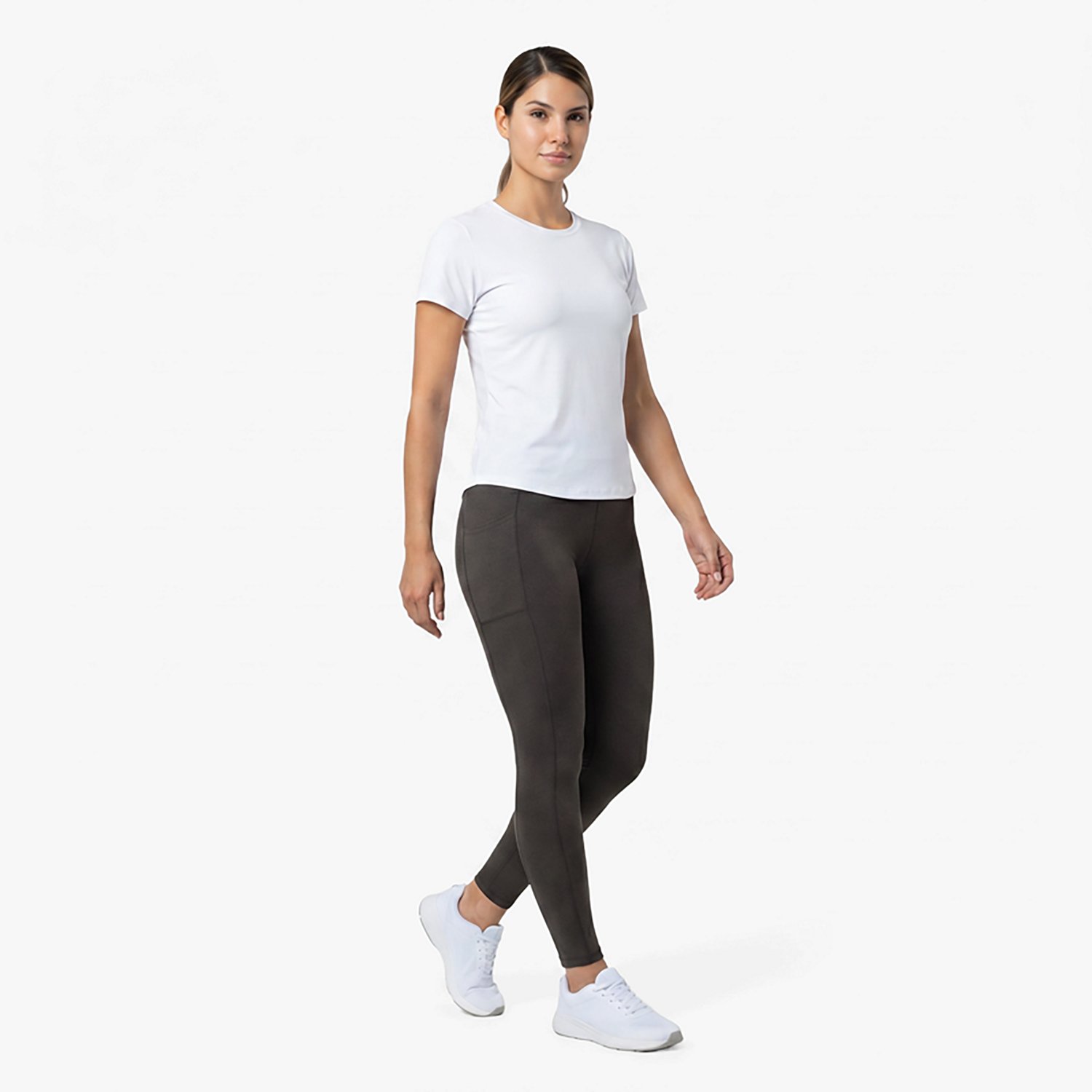 BCG Women's Athletic High Rise Side Pockets TC Leggings