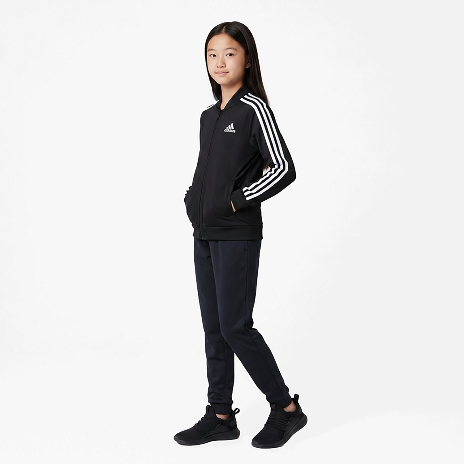 adidas Girls' Tricot Bomber Jacket - view number 2