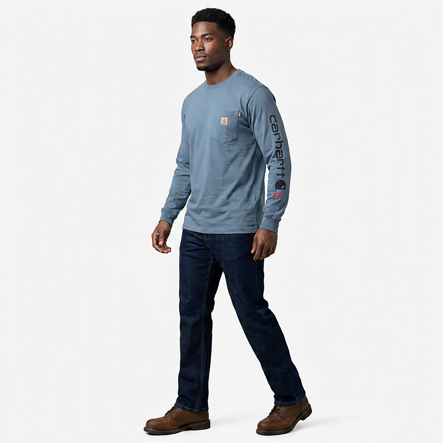 Carhartt Men's Flame Resistant Force Long Sleeve Graphic T-shirt