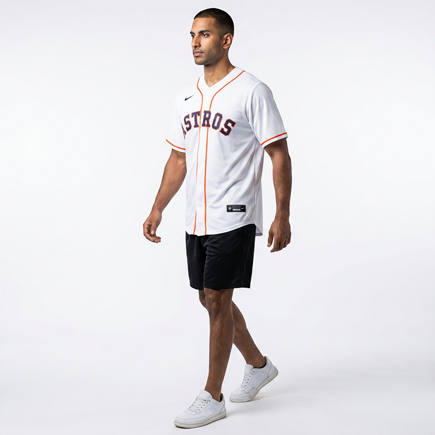 Nike Men's Houston Astros Blank Official Replica Home Jersey - view number 3