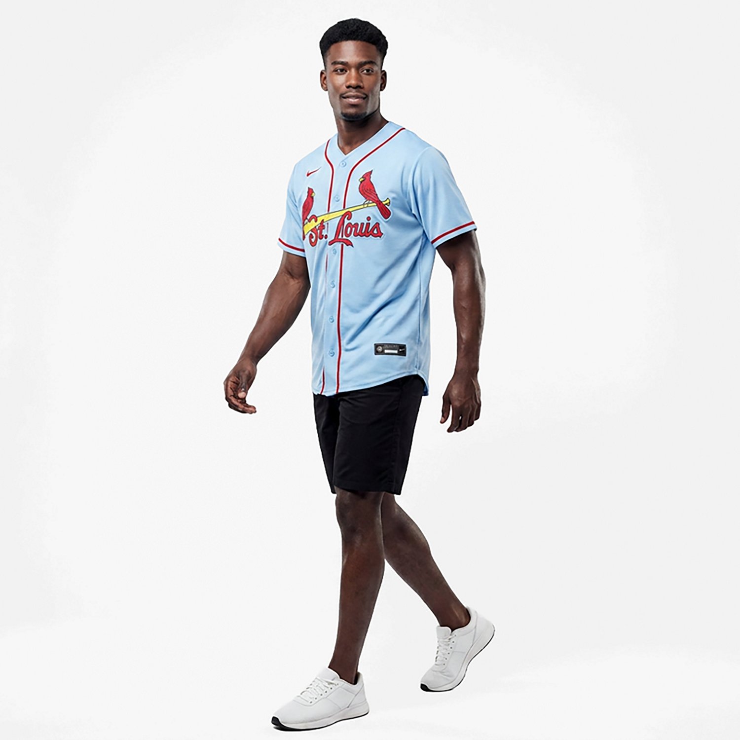 Nike Men's St. Louis Cardinals Blank Official Replica Alternate Jersey - view number 3