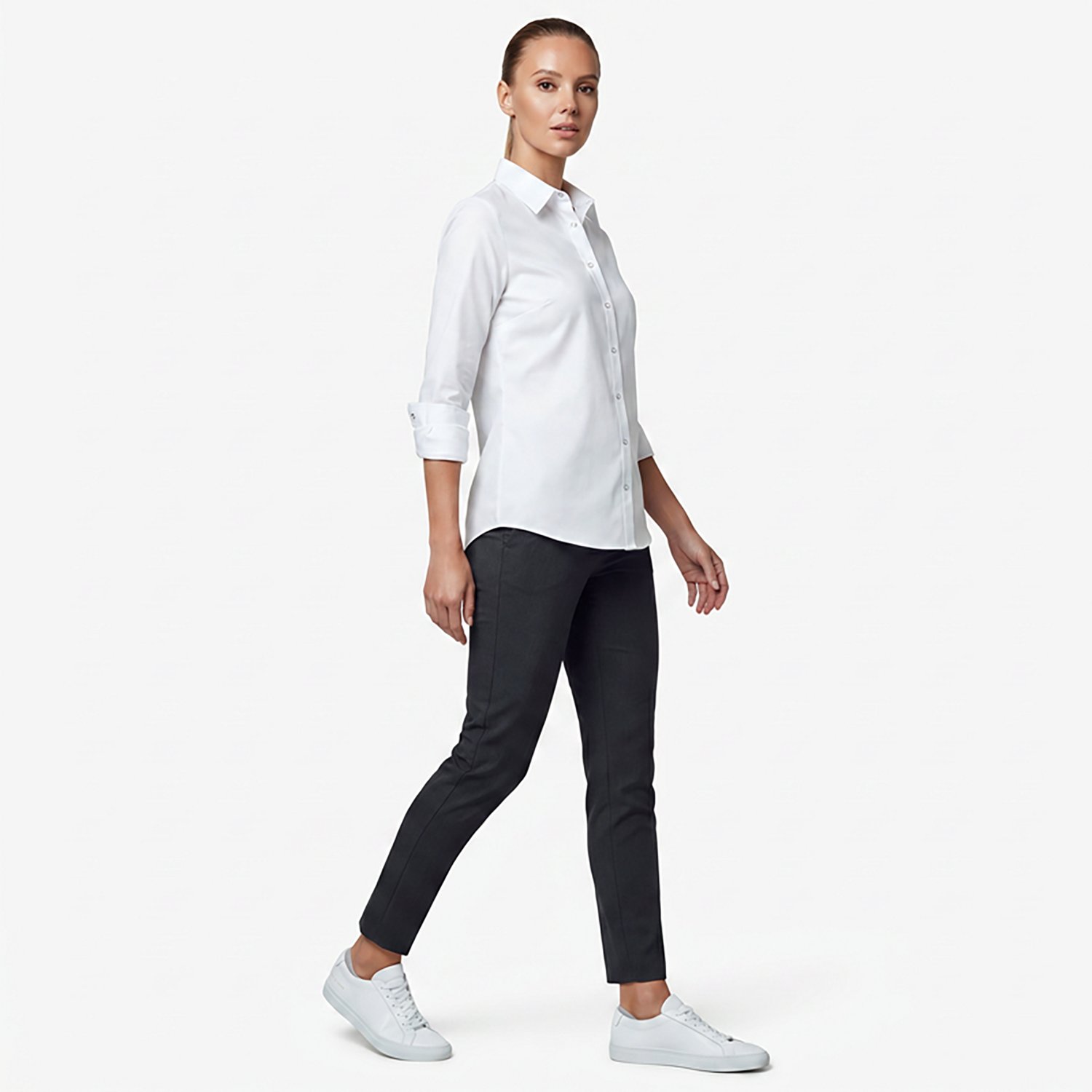 Red Kap Women's Specialized Pocketless Long Sleeve Work Shirt                                                                    - view number 2